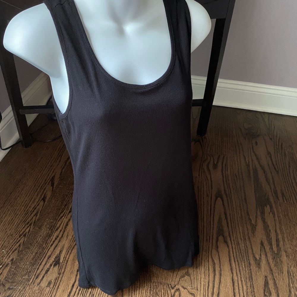 Like New Cable & Gauge Ribbed Flowy Black Tank, Medium